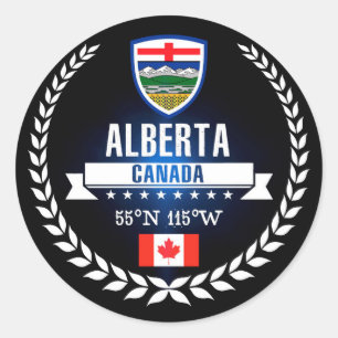 Alberta Ronde Sticker
