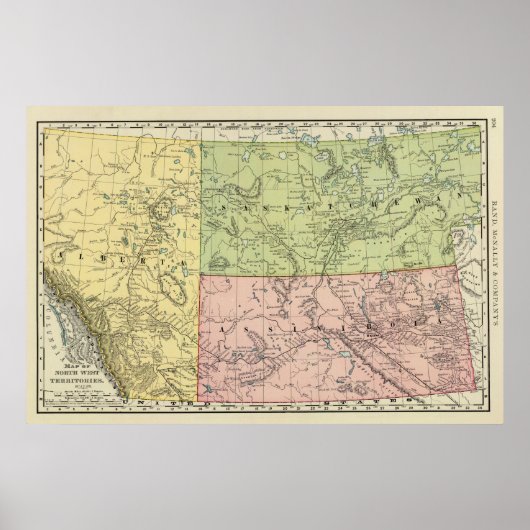 Alberta, Saskatchewan Poster (Voorkant)