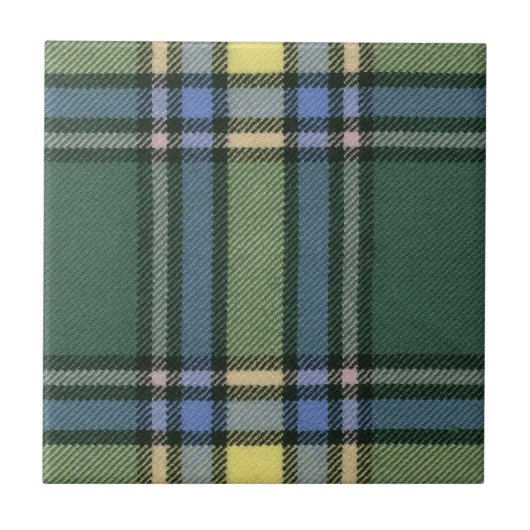 Alberta Tartan Ceramic Tile Tegeltje (Voorkant)