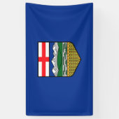Alberta Vlag Canada provincie symbool Spandoek (Verticaal)