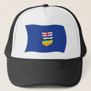 Alberta Vlag Hoed Trucker Pet