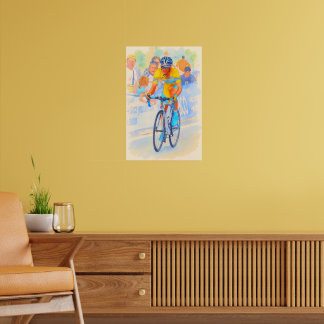 Alberto Contador Top van de Navacerrada Pas 2008  Poster