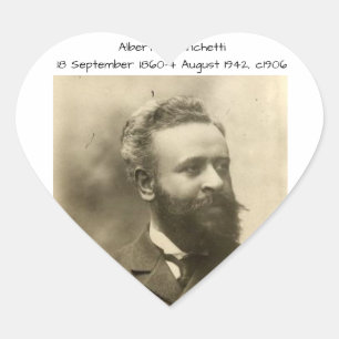Alberto Franchetti c1906 Hart Sticker