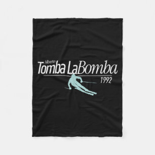 Alberto tomba labomba 1992 fleece deken