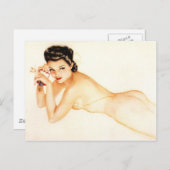 Alberto Vargas  Pin up Briefkaart (Voorkant / Achterkant)