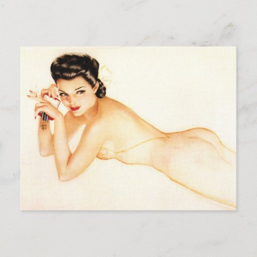 Alberto Vargas  Pin up Briefkaart (Voorkant)