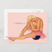 Alberto Vargas Pin up Briefkaart (Voorkant / Achterkant)
