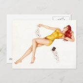 Alberto Vargas  Pin up Briefkaart (Voorkant / Achterkant)
