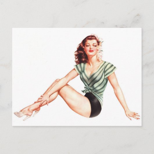 Alberto Vargas  Pin up Briefkaart (Voorkant)