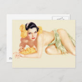 Alberto Vargas  Pin up Briefkaart (Voorkant / Achterkant)