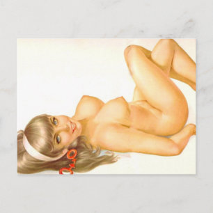 Alberto Vargas  Pin up Briefkaart