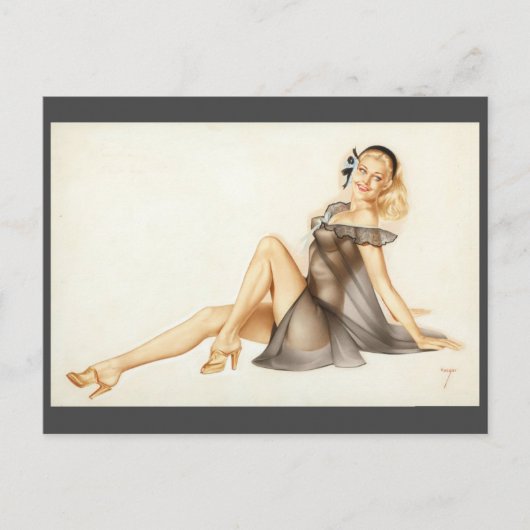 Alberto Vargas Pin up Briefkaart (Voorkant)