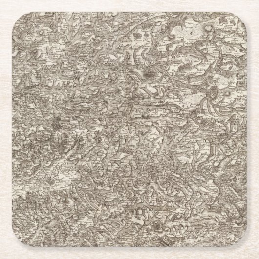 Albi Vierkante Kartonnen Onderzetter (Voorkant)