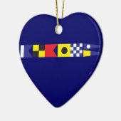 Albin 25 hangende versiering keramisch ornament (Links)