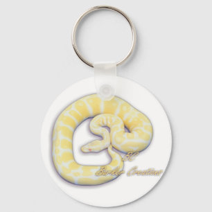 Albino Ball Python Sleutelhanger