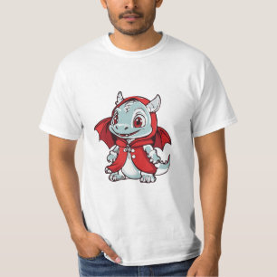 Albino Draak in het Rood T-shirt