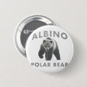 albino polair beer ronde button 5,7 cm (Voorkant /achterkant)
