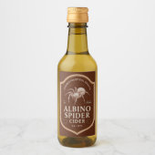 Albino Spider Cider Wijn Etiket (Voorkant)