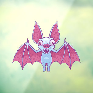 Albino Vampire Bat Raamsticker