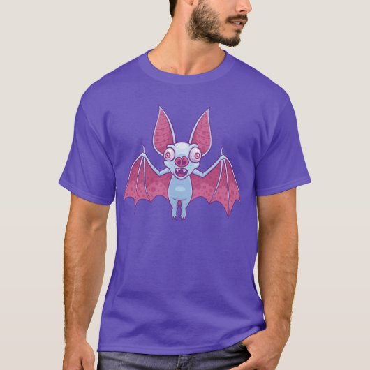 Albino Vampire Bat T-shirt (Voorkant)