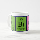 Albion périodique nom de table mug (Devant gauche)