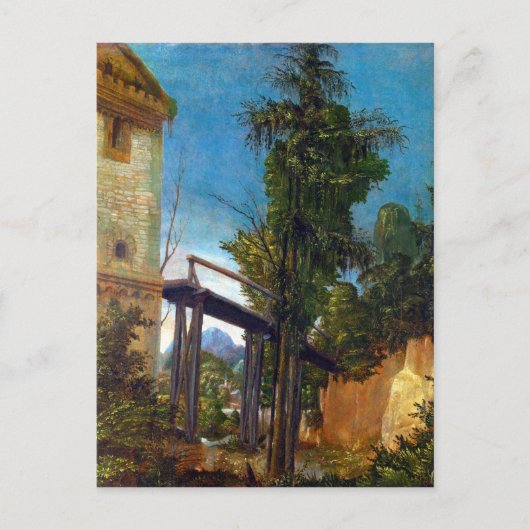 Albrecht Altdorfer Landscape with a football bridg Briefkaart (Voorkant)
