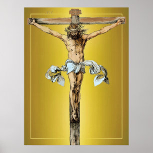 Albrecht Dürer 1505 Christus aan het Kruis Postkaa Poster