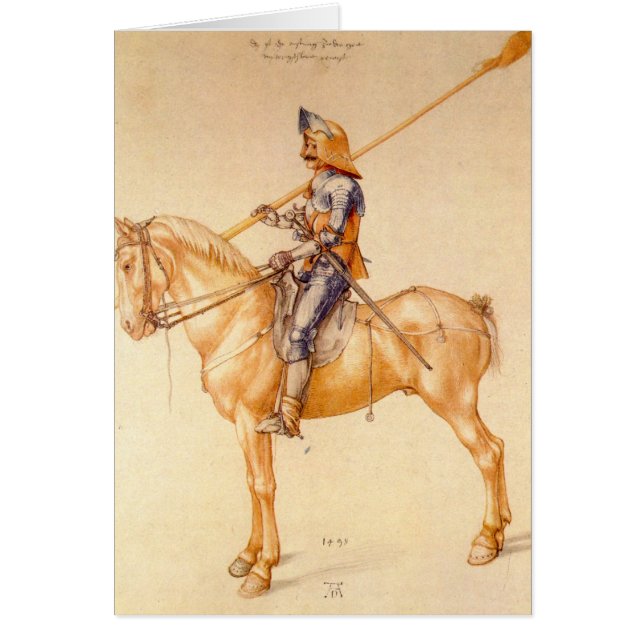 Albrecht Durer - cavalier dans l'armure (Devant)