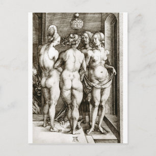 Albrecht Durer - De vier heksen Briefkaart