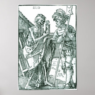 Albrecht Dürer - Dood & Landsknecht Poster