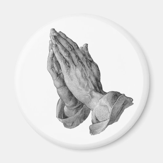 Albrecht Durer - Hands Praying Magneet (Voorkant)
