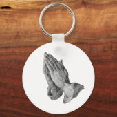 Albrecht Durer - Hands Praying Sleutelhanger (Voorkant)