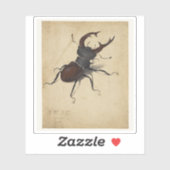 Albrecht Dürer - herfstkever Sticker (Vel)