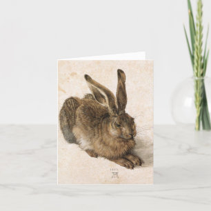 Albrecht Dürer - Jong konijn (Young Hare), 1502 Kaart