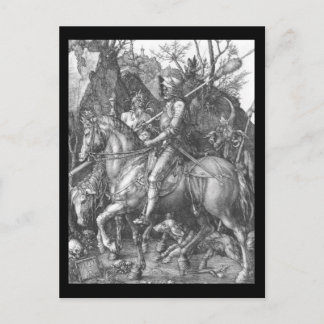 Albrecht Durer Knight Death and the Devil Briefkaart