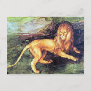 Albrecht Durer - Lion Briefkaart