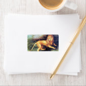 Albrecht Durer - Lion Etiket (Insitu)
