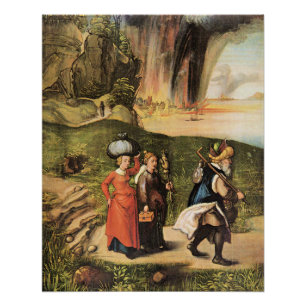 Albrecht Durer - Lot's Escape Perfect Poster