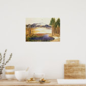 Albrecht Durer Pond in het hout Poster (Keuken)