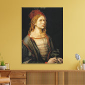 Albrecht Durer Self Portrait 1493 Canvas Afdruk (Insitu (Woonkamer))
