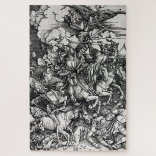 Albrecht Dürer Vier Horssperma van de Apocalypse P Legpuzzel