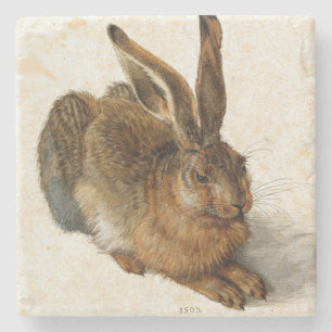 ALBRECHT DÜRER - Young hare 1502 Stenen Onderzetter