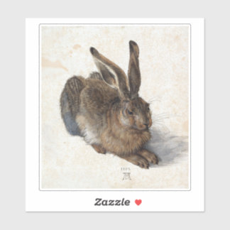 Albrecht Dürer, Young Hare, 1502 Sticker