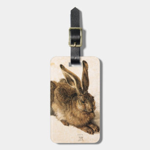 Albrecht Durer Young Hare Bagagelabel