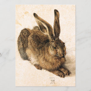 Albrecht Durer Young Hare Invitations Kaart