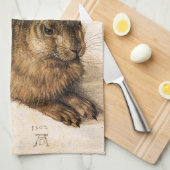 Albrecht Durer Young Hare Kitchen Towel Theedoek (Quarter Fold)