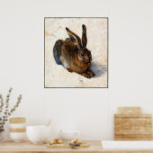 Albrecht Durer Young Hare Poster (Keuken)