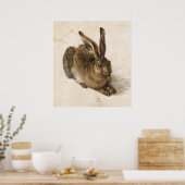 Albrecht Durer Young Hare Poster (Keuken)
