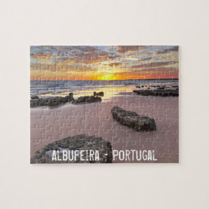 Albufeira - Portugal. Zomervakantie in Algarve Legpuzzel