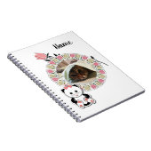 Album, cahier d'enfant, rose (Côté Droit)
